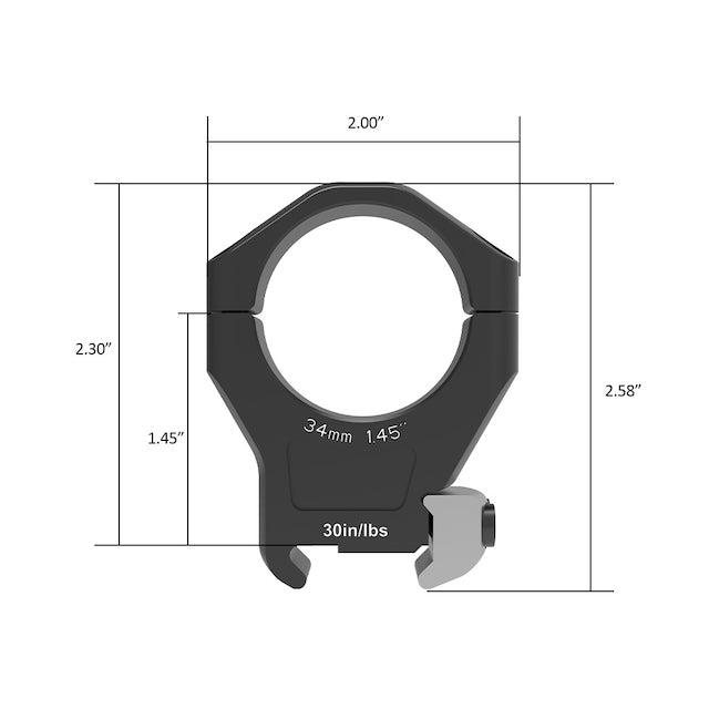 ARKEN OPTICS HALO SCOPE RINGS